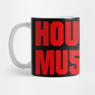 House Music TEXT NUMBERS Mug